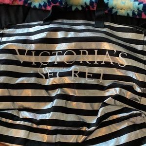 Victoria secret striped bag